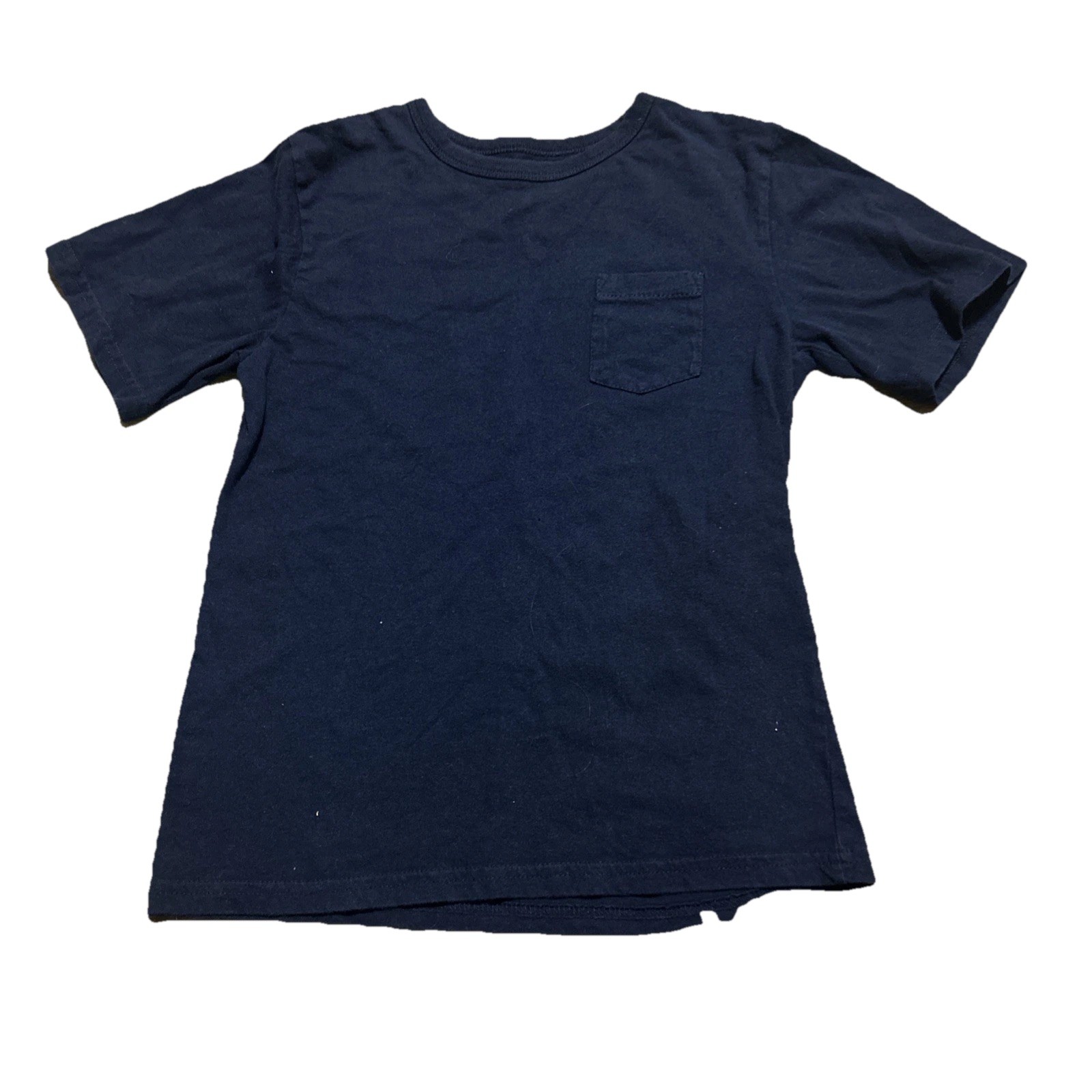 5 For $10 ⭐️ Children’s Place Boys Navy Pocket Short Sleeve Shirt Size 5/6