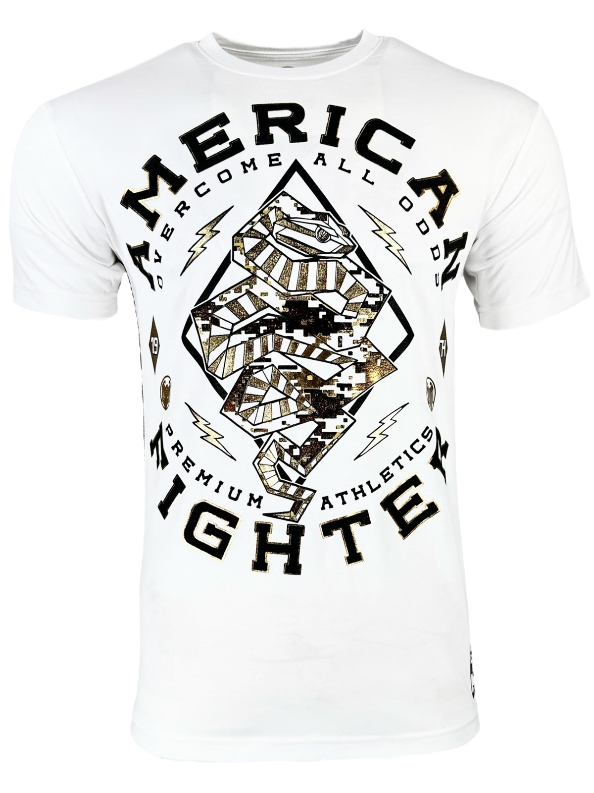 American Fighter Men’s T-Shirt Densmore Premium Athletic White xS-4XL
