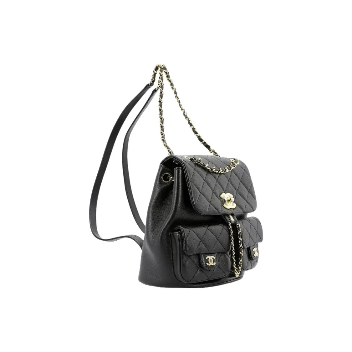 CHANEL Duma Backpack Shoulder Bag Medium Women’s 8.2×4.7×8.6 in