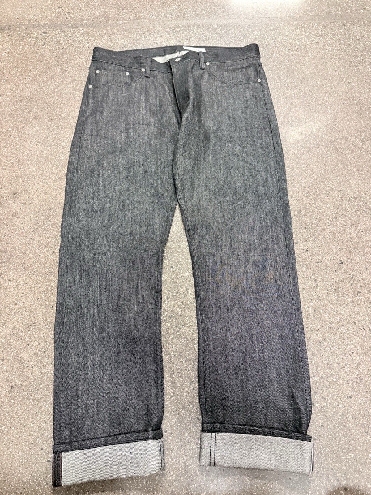 Gustin Slim 13.5 Italy Selvedge Black 38w 36L