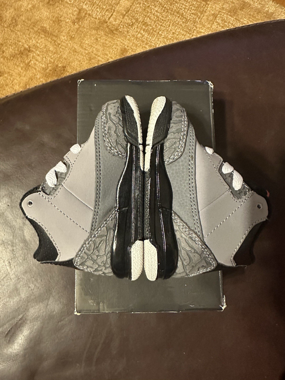 Nike Air Jordan Retro 3 Stealth Size 3C Great Condition w/ Original Box