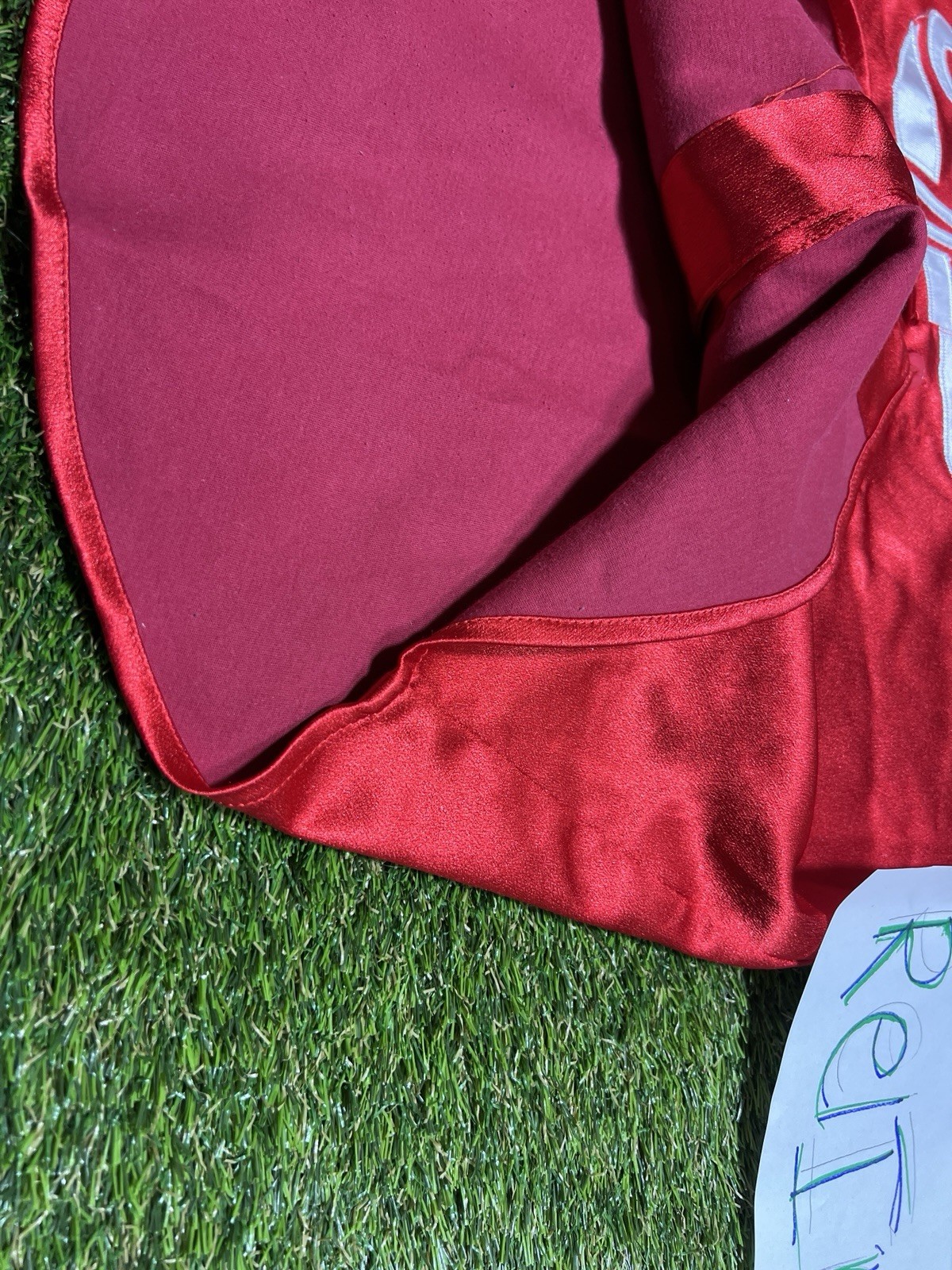 Supreme 1 (One) Satin Jersey Baseball Red S