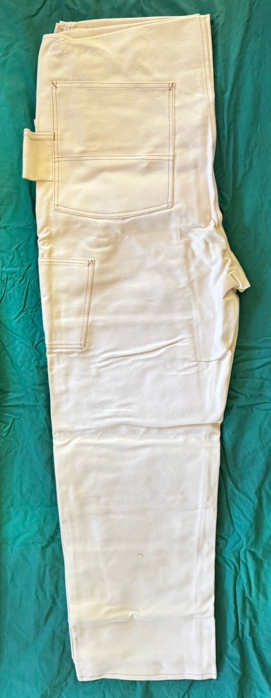Vintage Ben Davis Overalls Mens Carpenter USA Natural Color 40×32 New Old Stock
