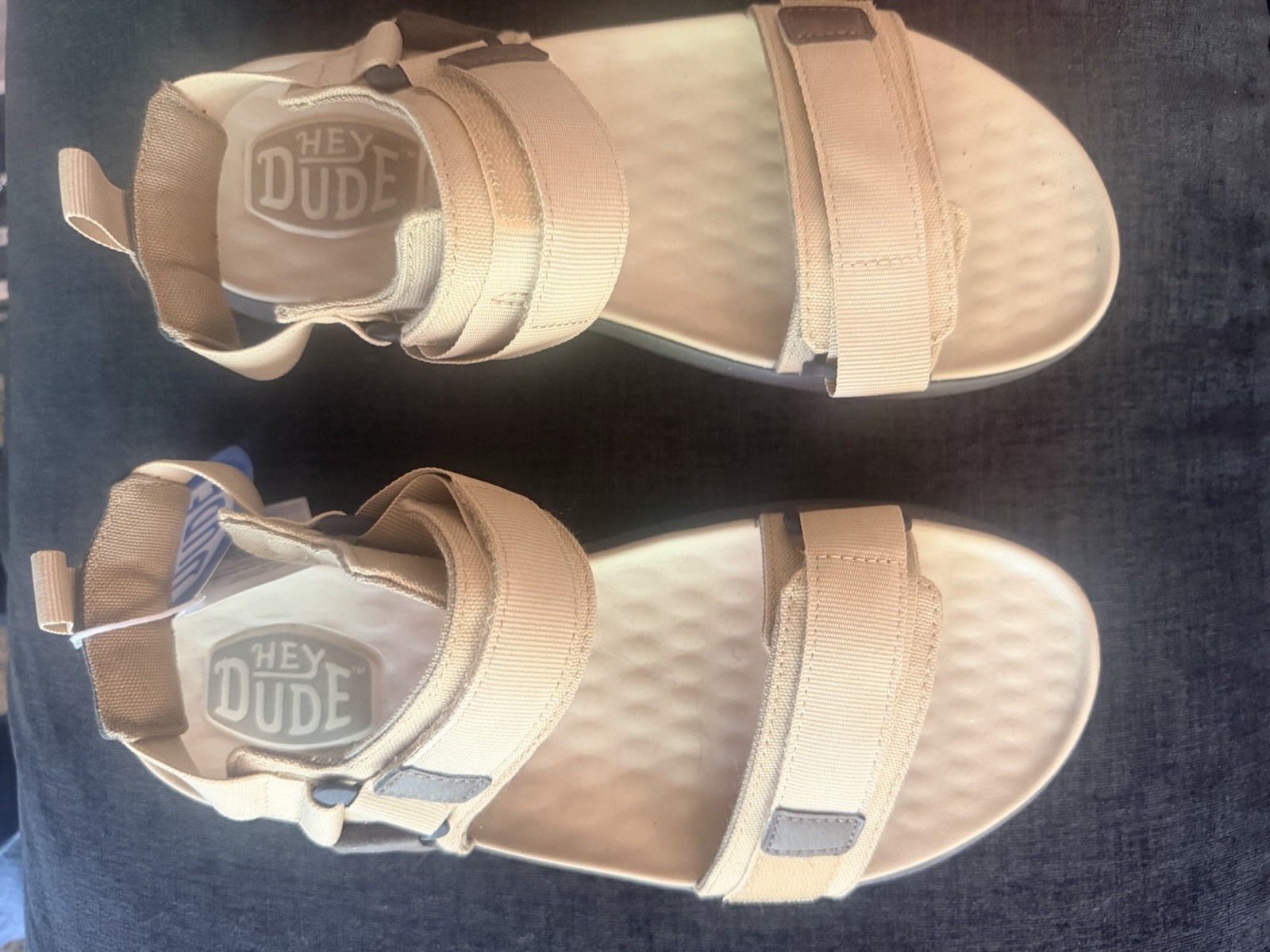 Hey Dude Carson Sandal Sport Mode Tan Brown Men’s Size 10 New