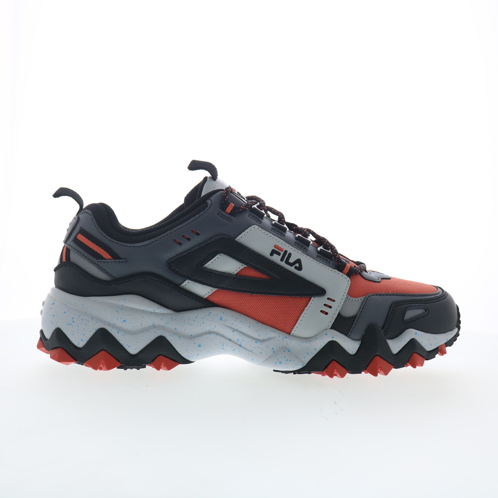 Fila Oakmont TR 1JM01565-603 Mens Orange Leather Athletic Hiking Shoes 12