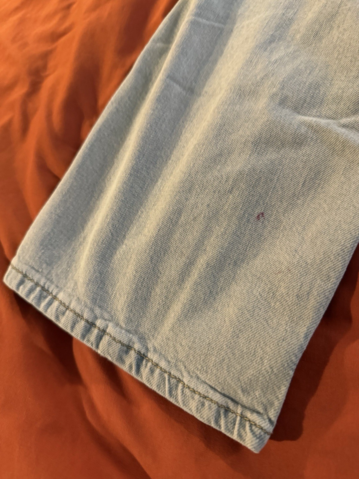 Levi’s 505 Regular Fit Jeans Men’s 38×30 Light Wash