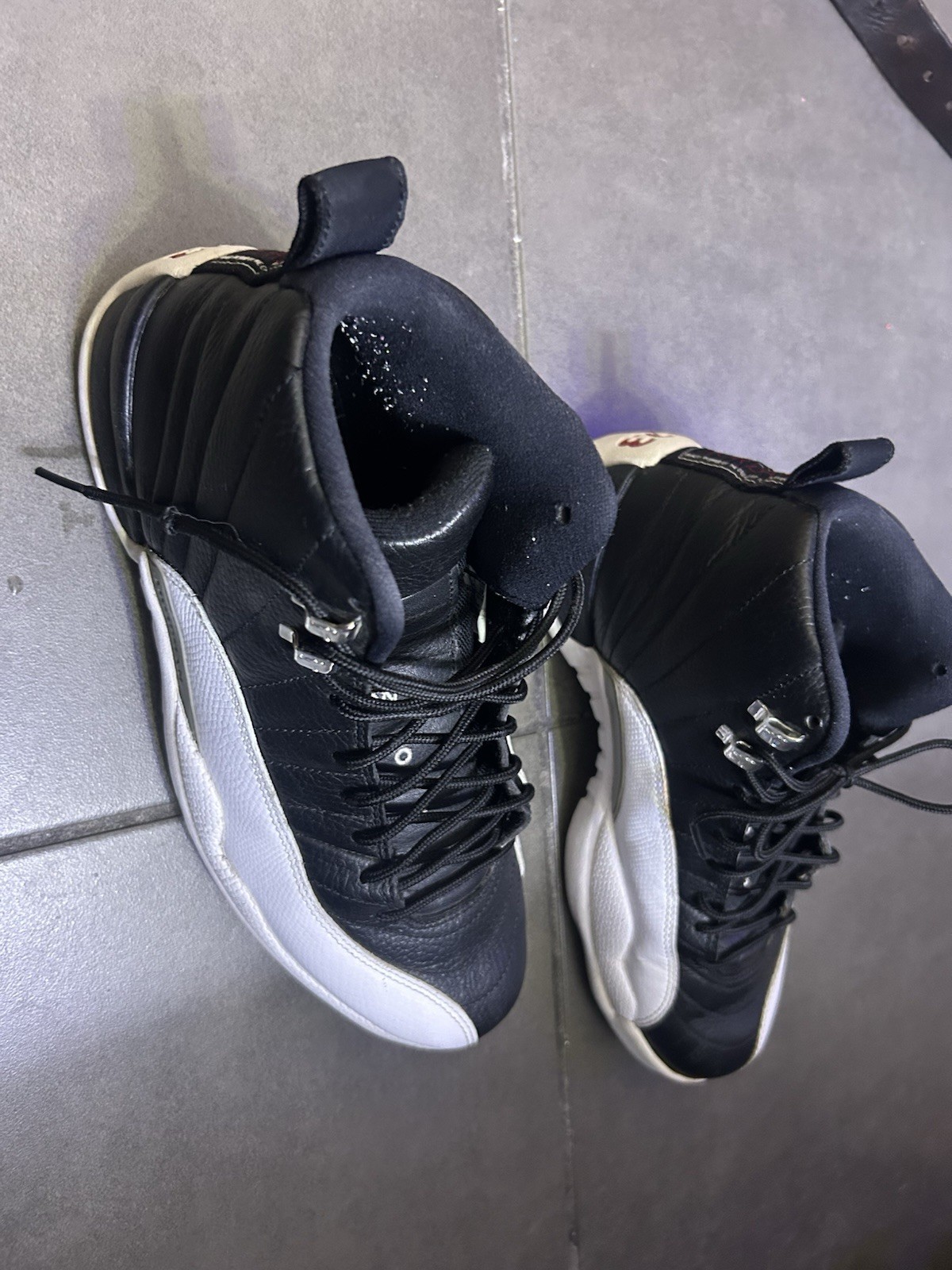 Jordan Air Jordan 12 Retro Playoff 2012 Black/White/Red High Top 130690-001
