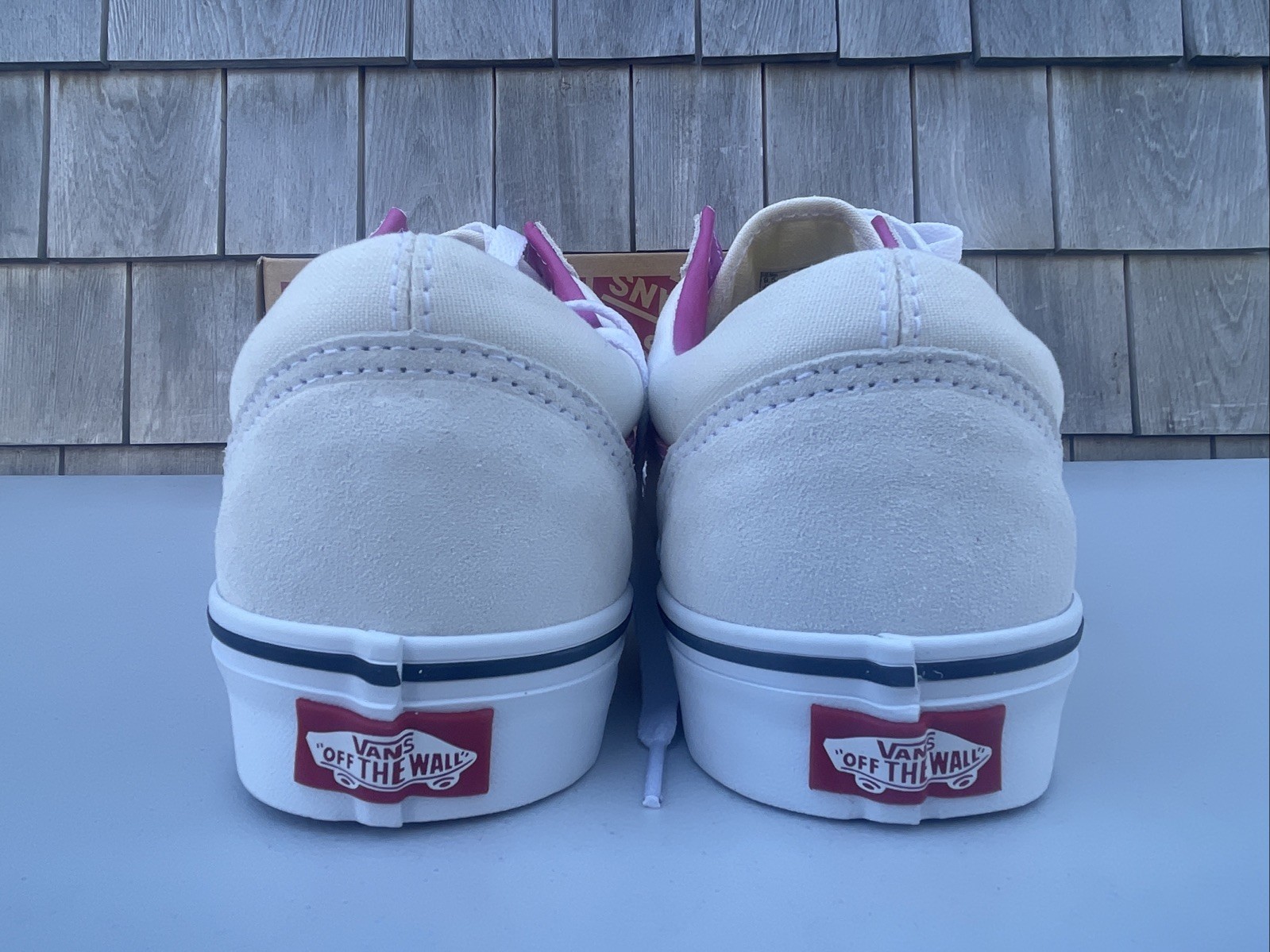 Vans Old Skool Pop Raspberry Rose Pink Sneakers VN000CR5YLZ Men’s Size 9.5 NEW