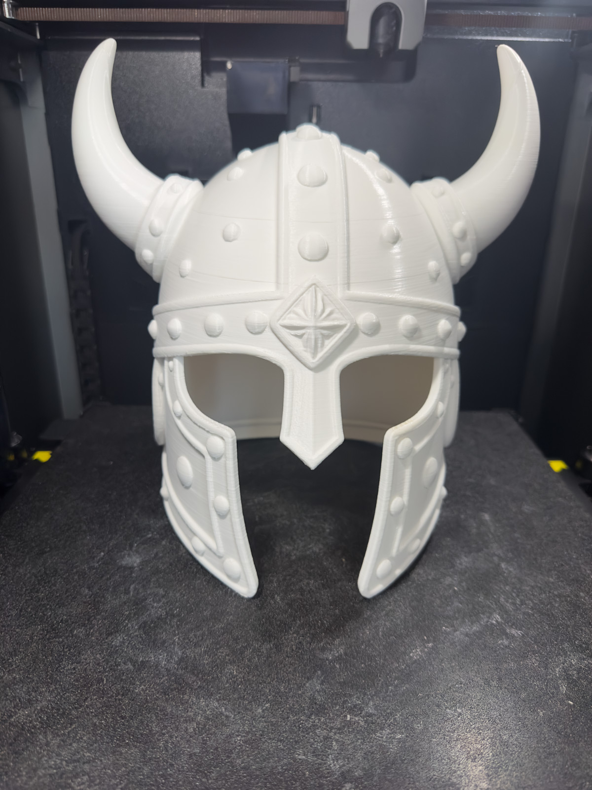 3D Printed Viking Warrior Helmet for Kids Ages 5-10 | Horns | Cosplay | Unpainte