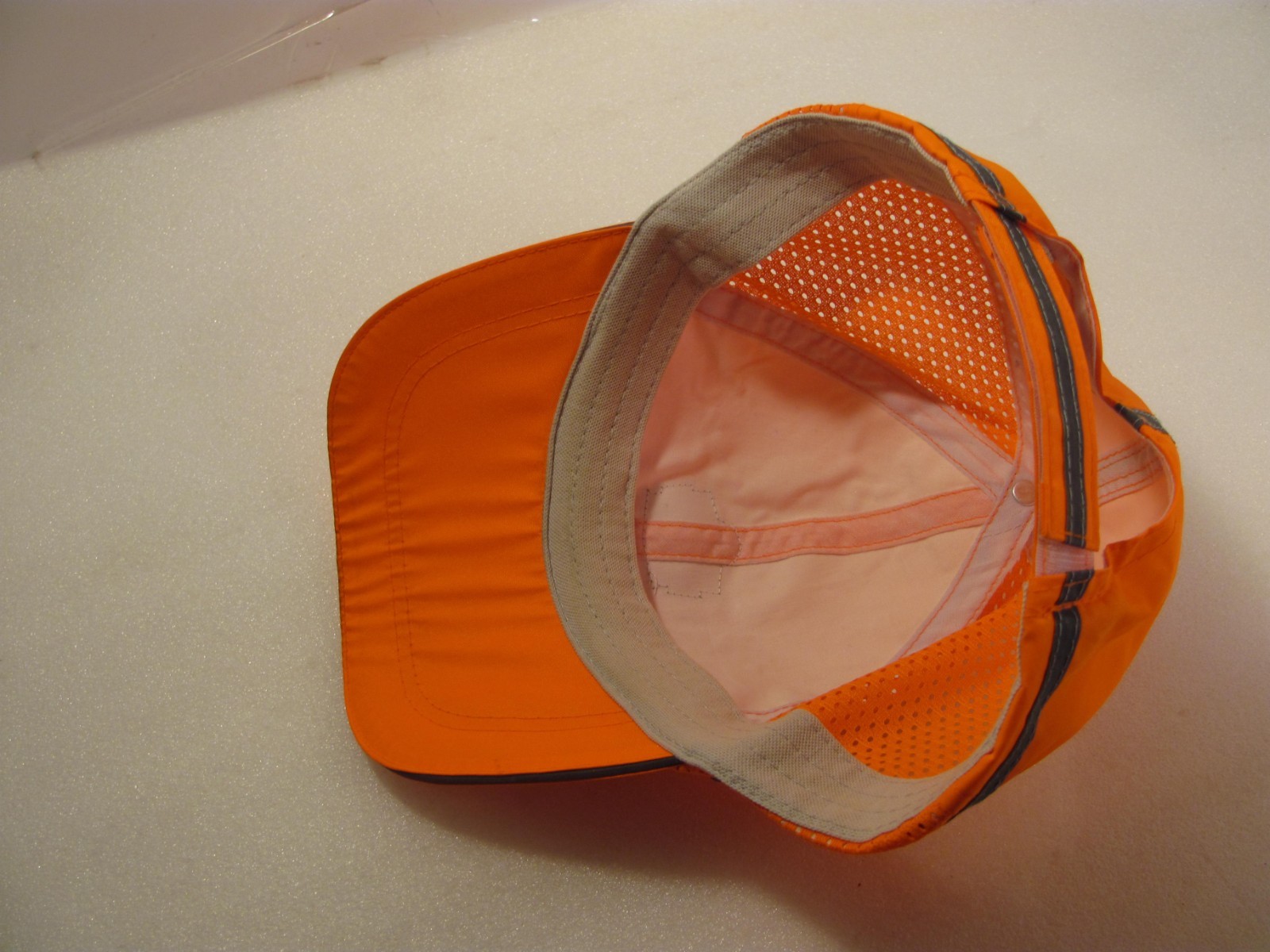 Ergodyne High Visibility Hat Mens Orange Reflective Line Summer Lightweight Cap