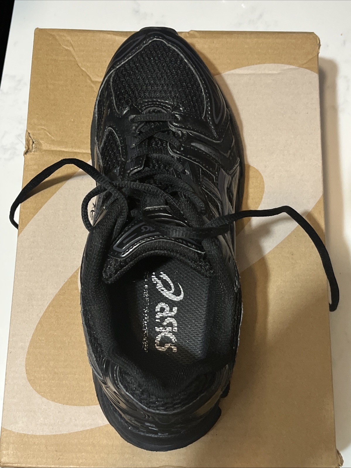 ASICS Gel Kayano 14 Black Graphite Grey US men 8 US Women 9 1/2