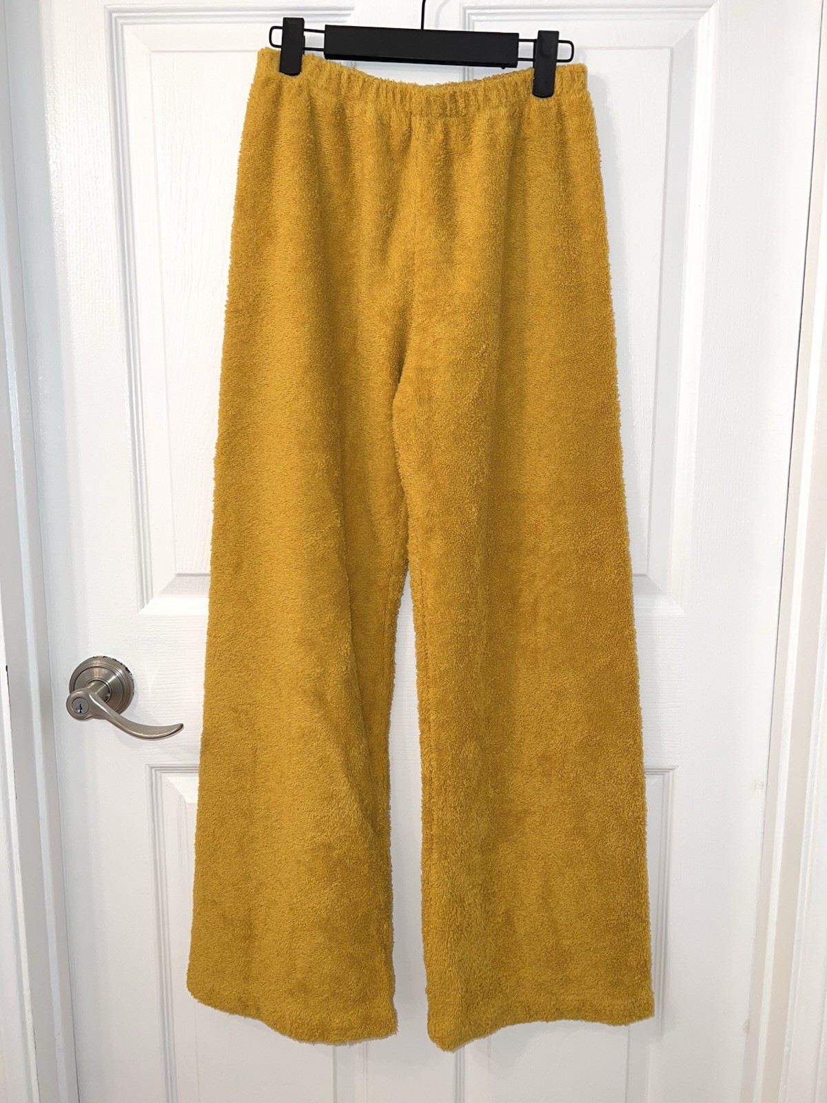 Simone Fan ‘The Pant’ Plush Terry Cloth Pool Lounge Sun Yellow Small