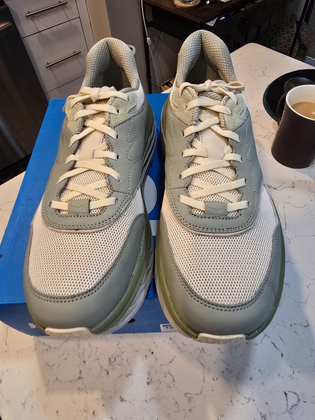 Hoka Bondi L Barley Oat Milk 1110538-BYT Men’s Size 11 US Running Comfort Shoes