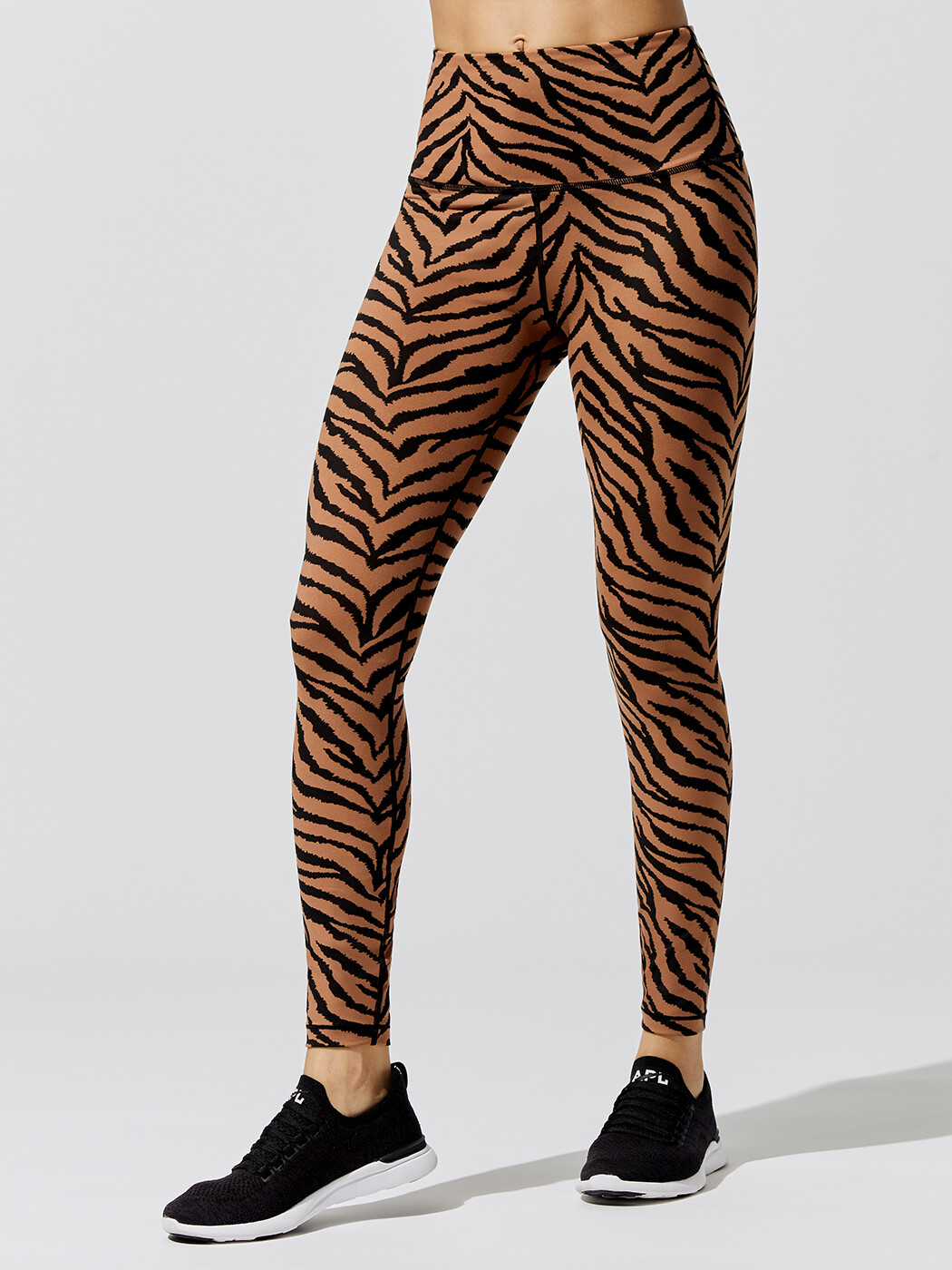 NWT Carbon38 Century Legging by Varley in Clay Zebra Sz. Small