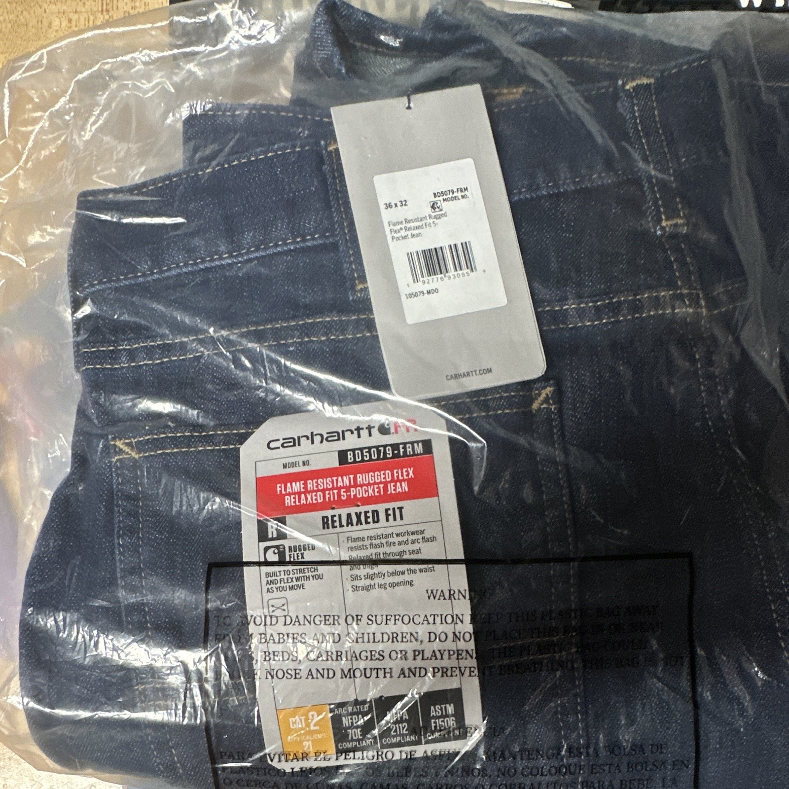 FR RUGGED FLEX RELAXED FIT 5-POCKET JEAN – MDO-Midnight Indigo