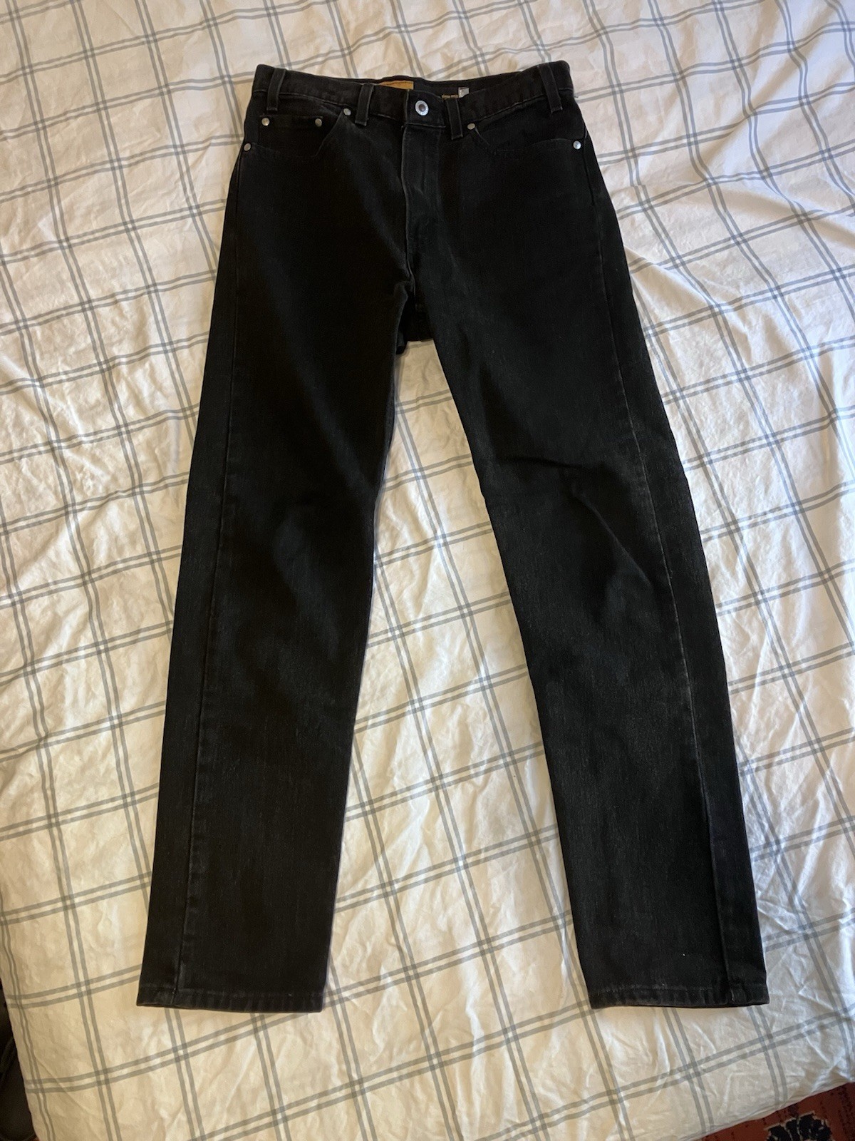 Levi’s SilverTab Mens Straight Jeans Fits 30×30 Black USA