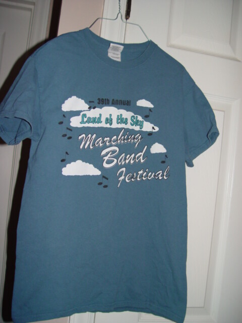 39th Annual Land of The Sky Marching Band Festival Candler NC T-Shirt Size Small