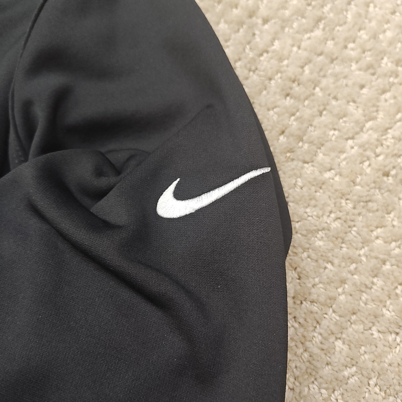 Nike Golf Tour Performance Dri-FIT Whistling Straits 1/4 Zip Black Gray XL