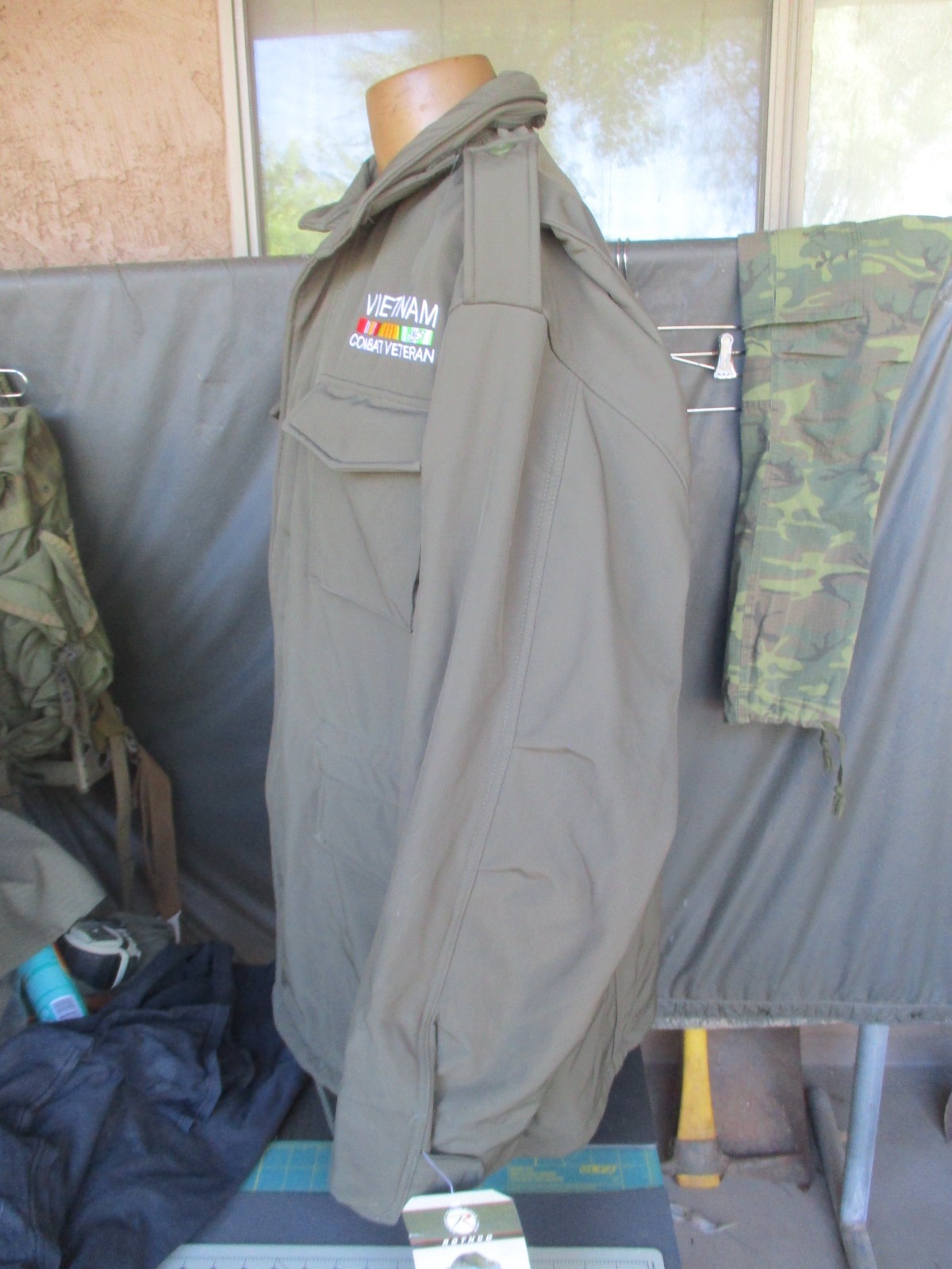 NWT Rothco VIETNAM WAR VETERAN Soft Shell M-65 Tactical Field Jacket, M65, XL