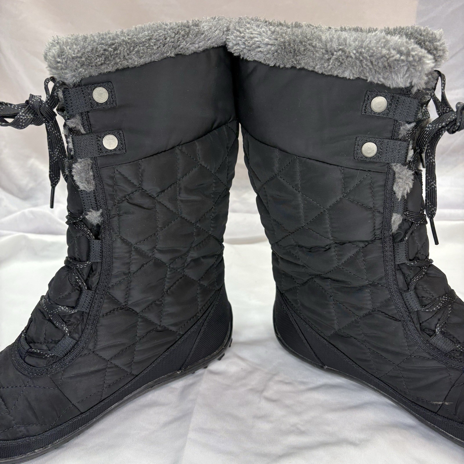 Columbia Women’s Minx Mid II Boot Size 8 Black Waterproof Winter Snow Omni Heat