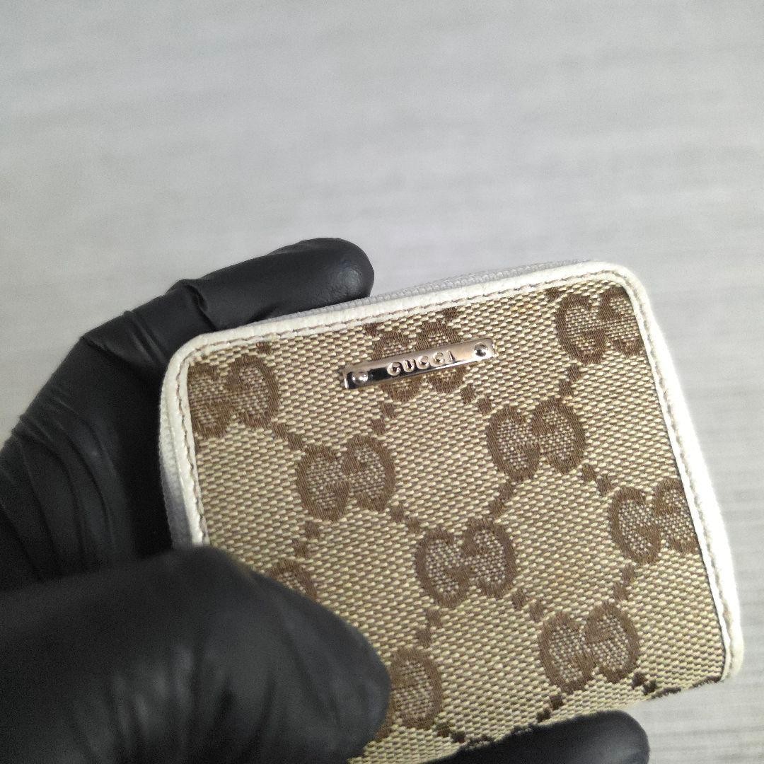 Unused Condition GUCCI Gucci GG Canvas Coin Case Small Change Wallet