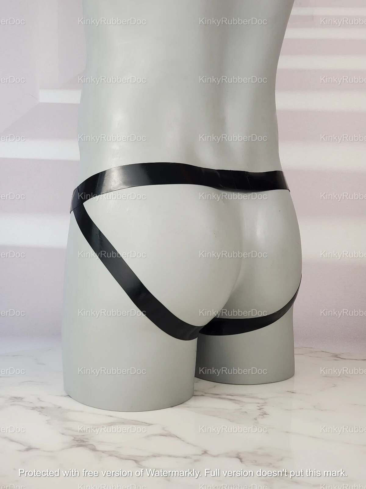 Handmade Latex Rubber Jockstrap or G-String Thong Custom color