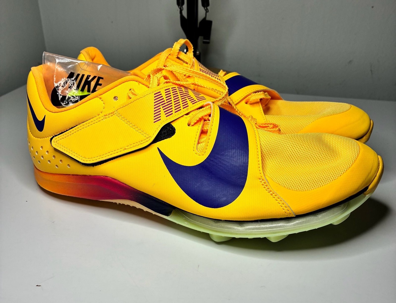 Nike Air Zoom LJ Elite Citron Pulse Track Spikes FZ9326-800