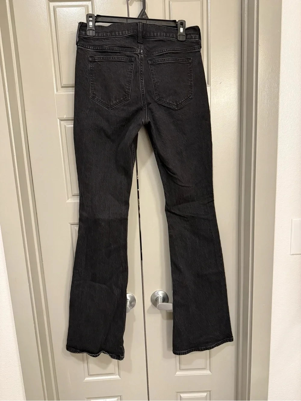 Abercrombie & Fitch The Bootcut Mid Rise Black Jeans Size 27 Long