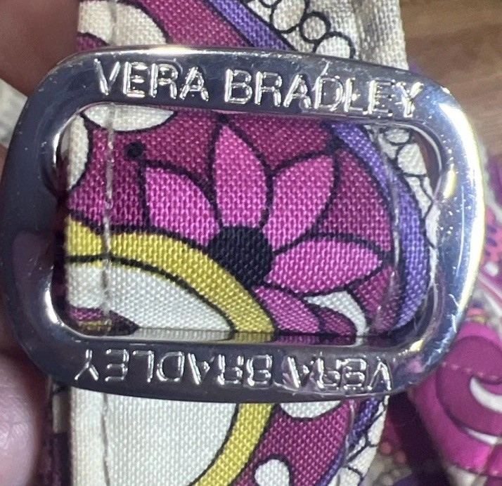 Vera bradley (2012) Mailbag Retired Plaid Meets Paisley Pattern Crossbody Y2K