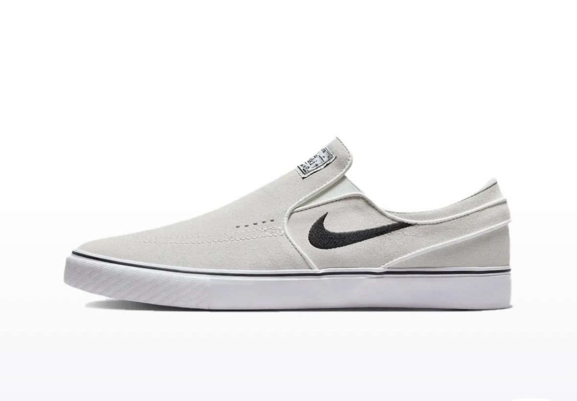 Size 12 – Nike Zoom Men’s Stefan Janoski+ Slip SB Summit White Black No Lid