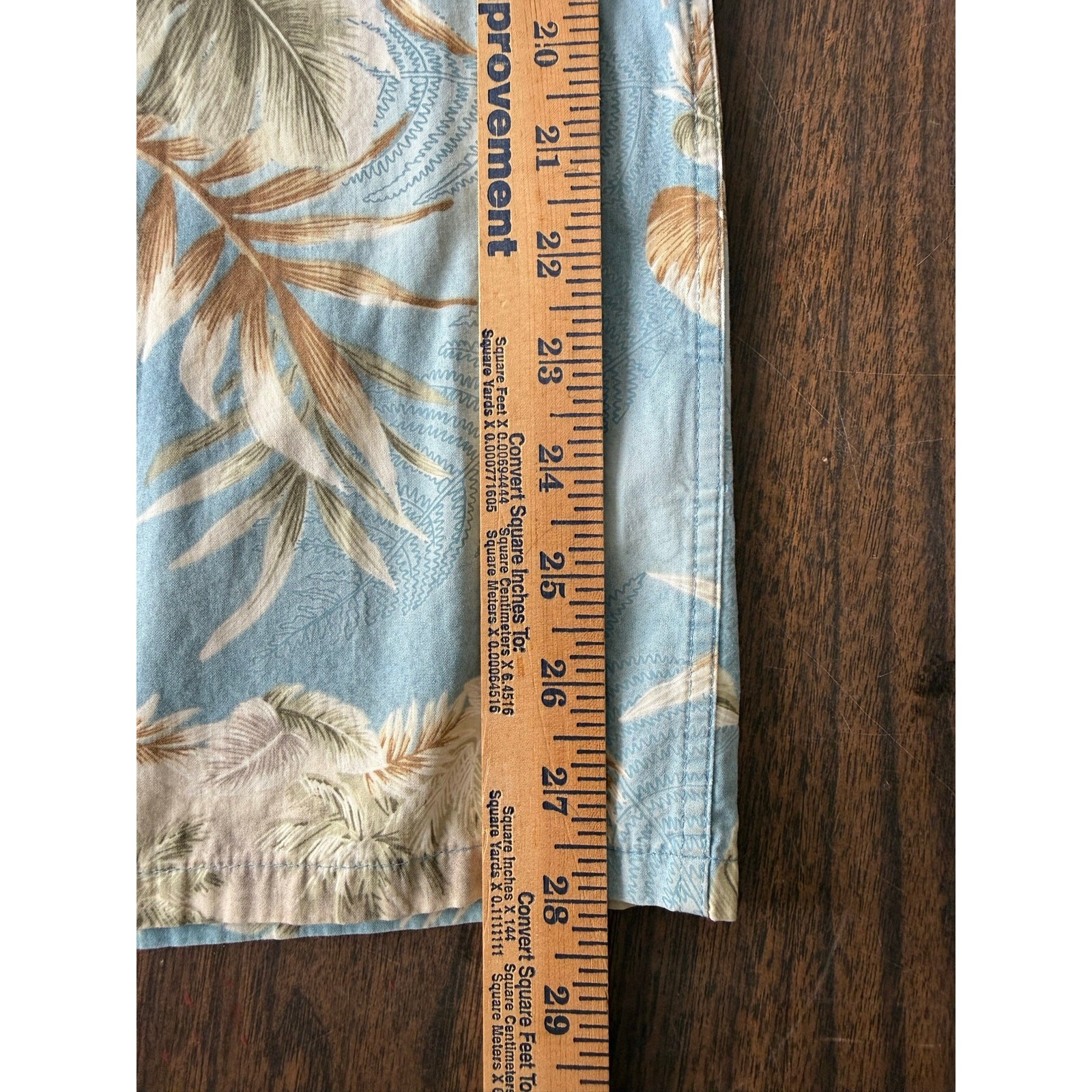 Vintage 80s St John’s Bay Tropical Shirt Hawaiian Island Palm Tree Surfer Mens M