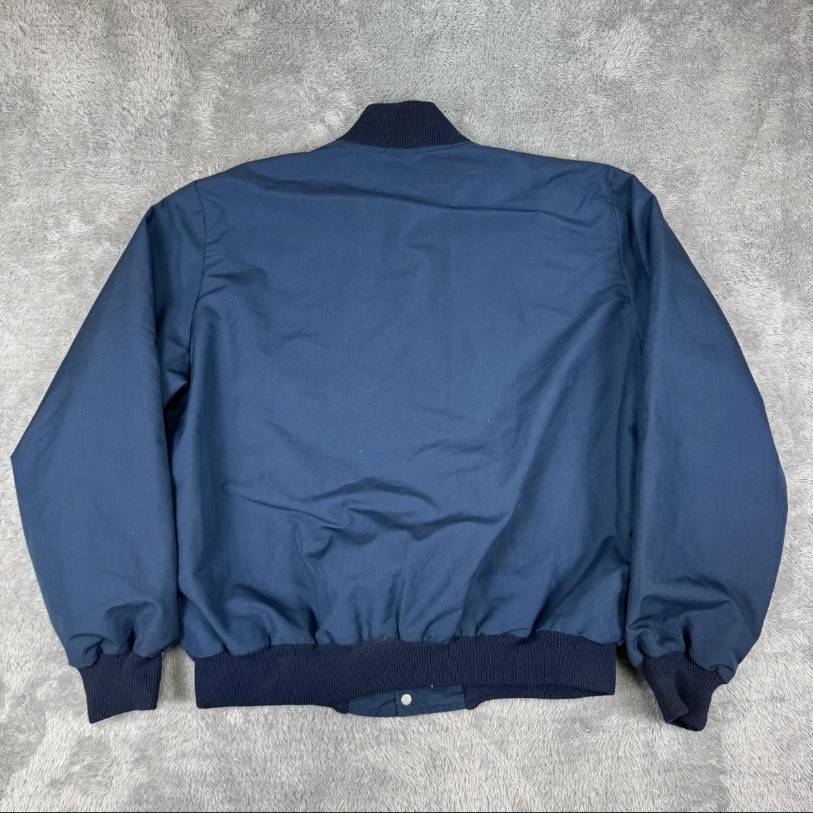 Vintage GE Jacket Mens Large 1985 Quality Trained Mobile Birdie USA Workwear 80s