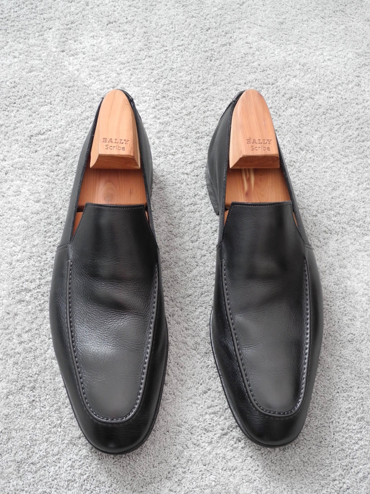 Santoni slip on Hungary, black, size 11 1/2