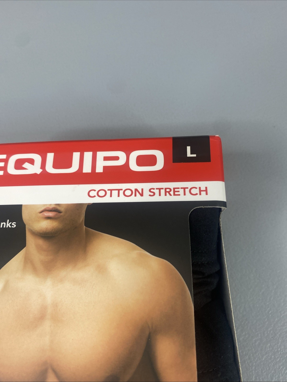 EQUIPO 3PK Trunks Large Cotton 4-Way Stretch Underwear Black 36-38 New Casual