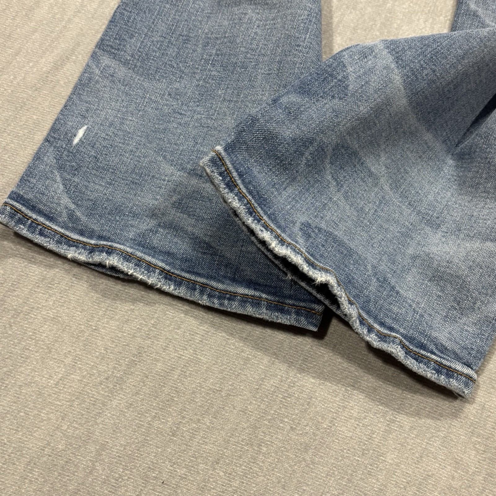 American Eagle Air Flex Original Boot Jeans Mens 30×31 Blue Distressed Denim