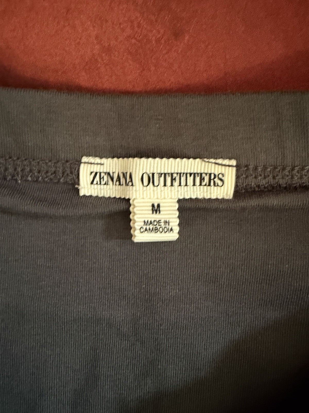 Zenana Outfitters Gray Solid Knit Ruched Stretch Strapless Tube Top Size M Women