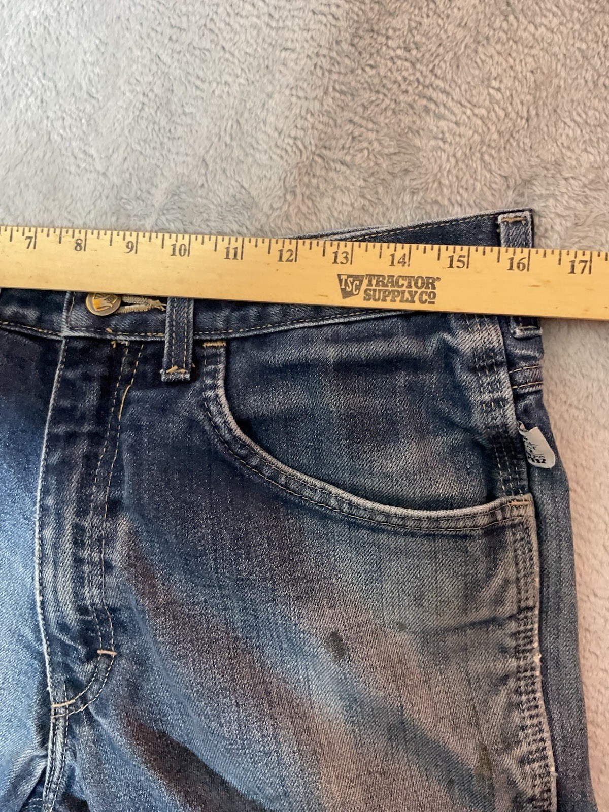 Tyndale FR Flame Resist Jeans Mens 30 X 32 Blue Relaxed Fit Carpenter F290T ARC