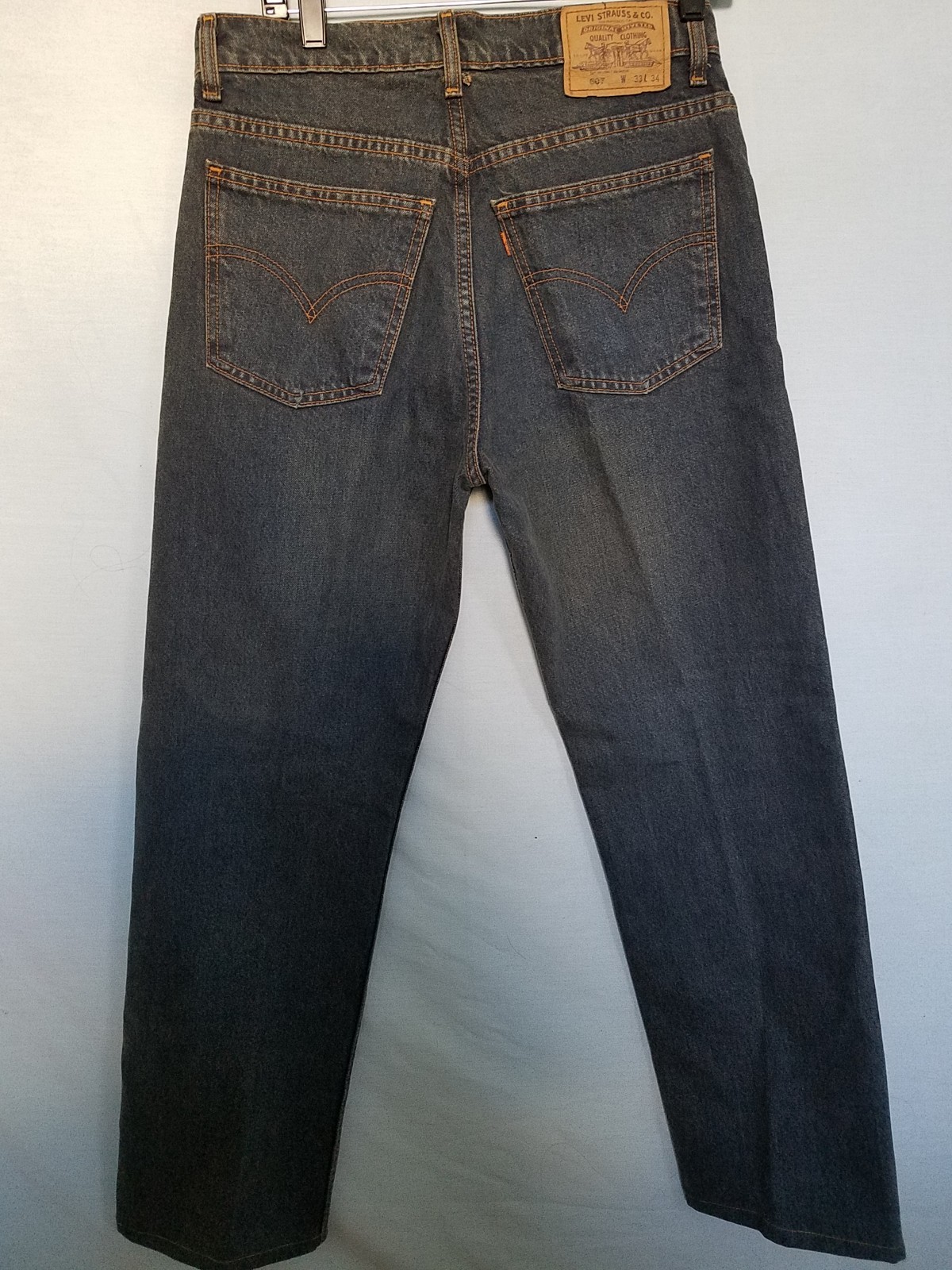  New Levi’s Strauss Men’s Jeans 607 Blue 