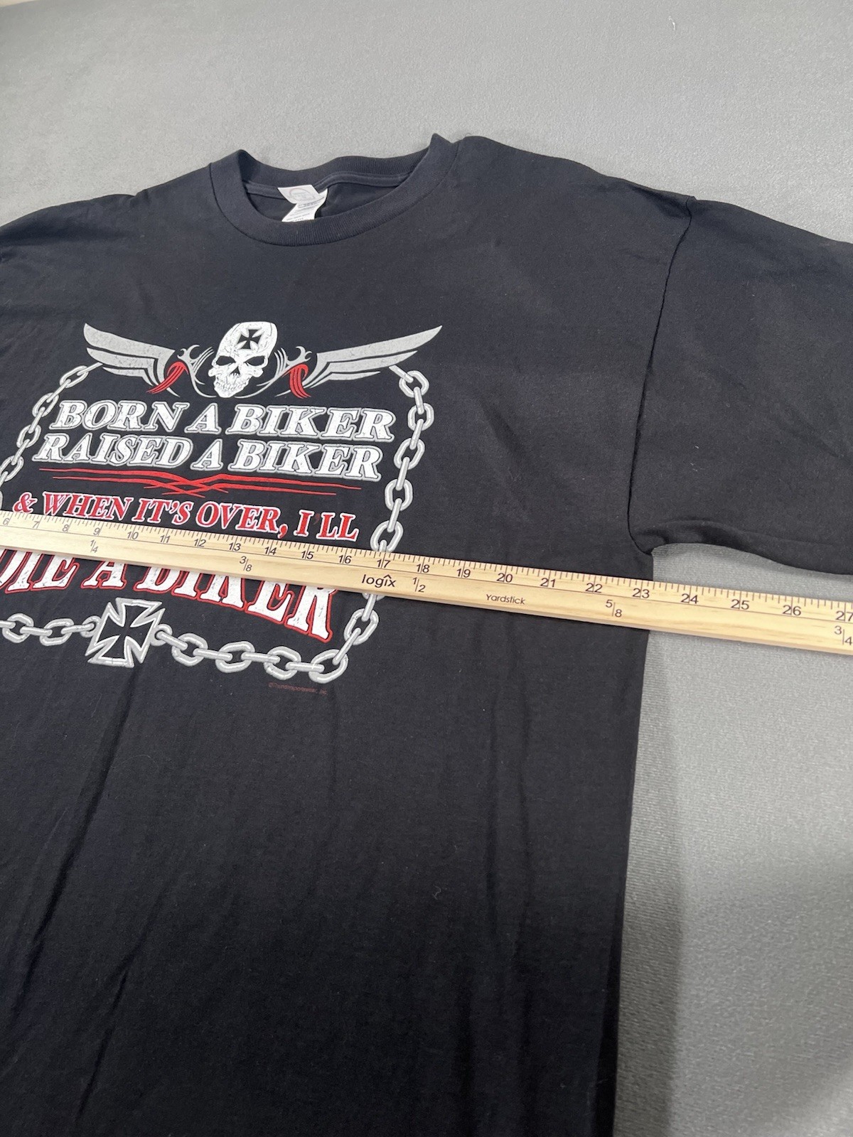 VTG American Thunder 90s Biker Black Sz XL Graphic Tennessee River T-shirts X3