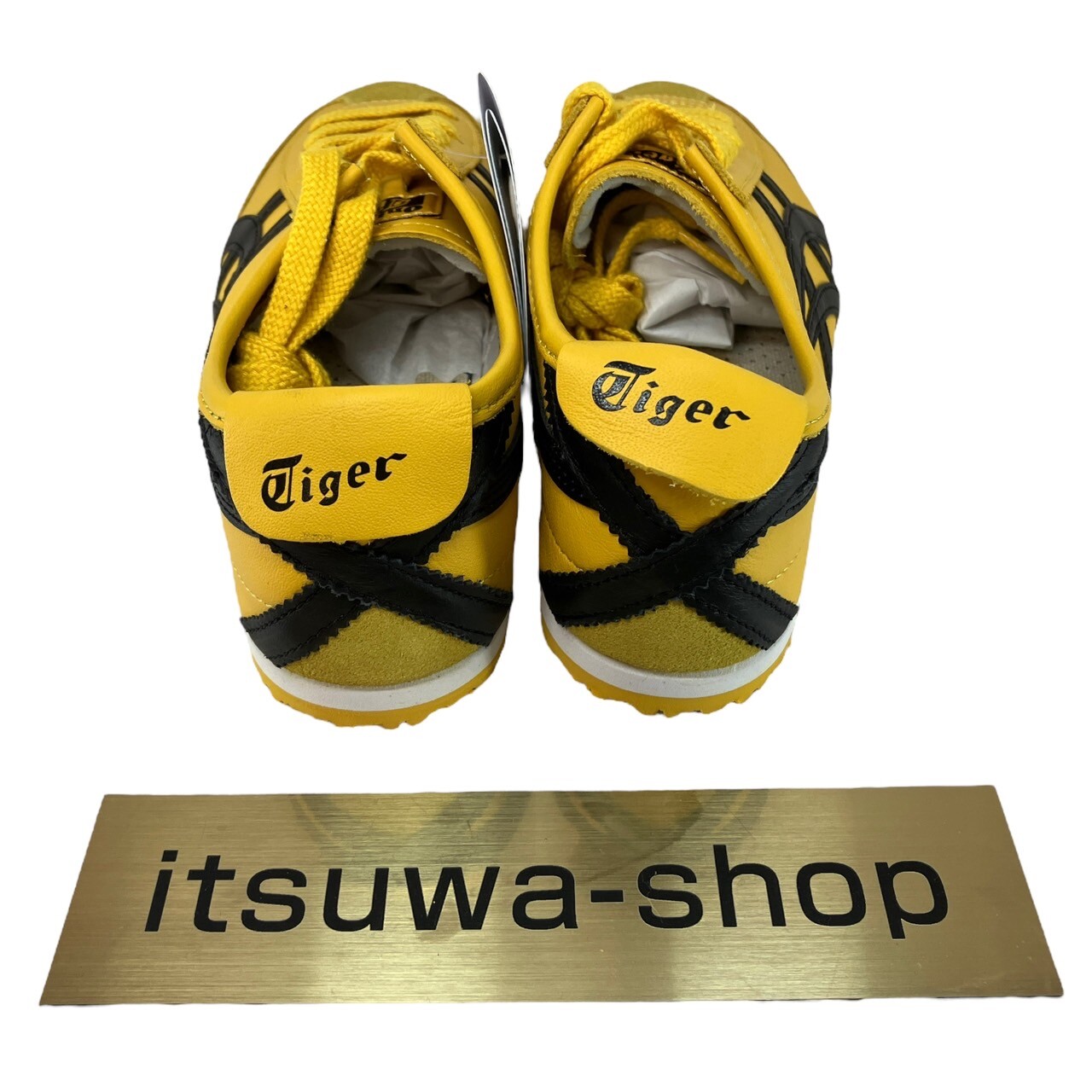 Onitsuka Tiger MEXICO 66 1183C102 751 YELLOW BLACK US 3.5-11 Brand New