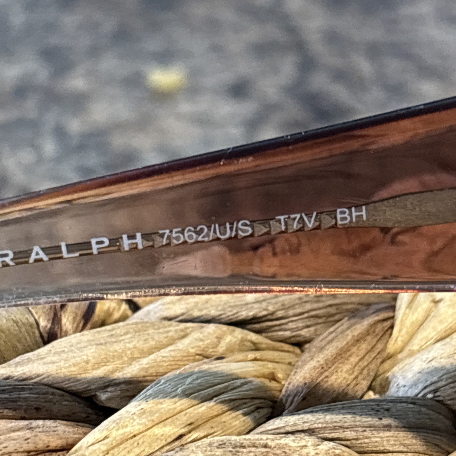 Ralph Lauren 7562 Sunglasses, Wine brown fade plastic frame, 115 mm arms