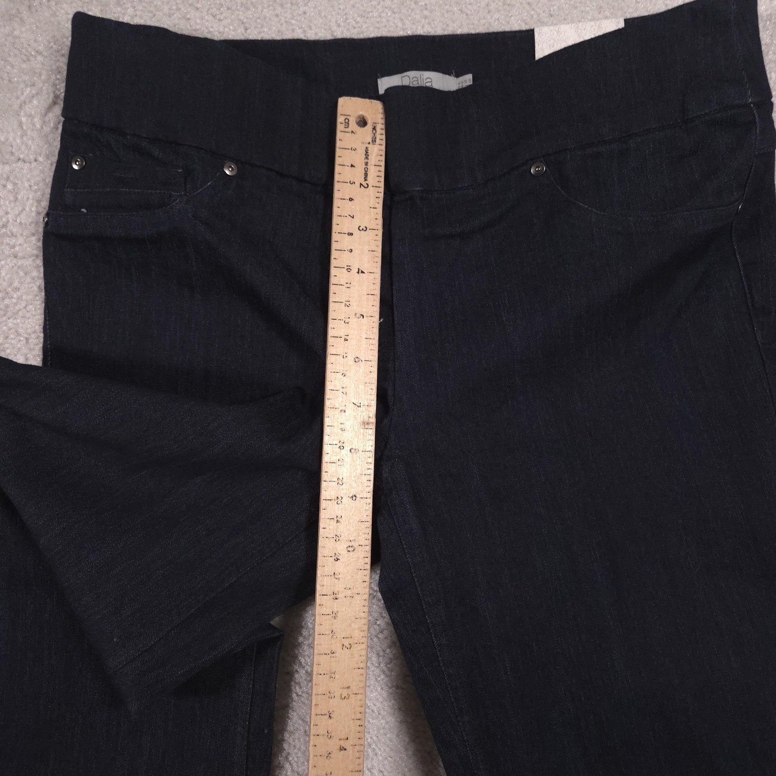 Dalia Jegging Jeans Womens 6 Blue Dark Wash High Rise Pull On Stretch Denim