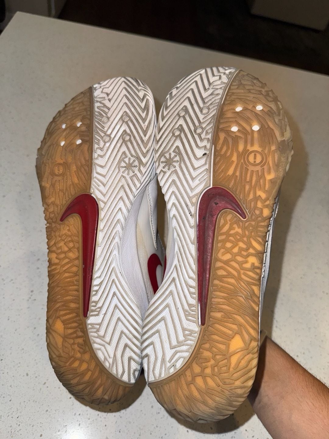 Nike Air Zoom Hyperace 3 White Team Crimson Volleyball Shoes