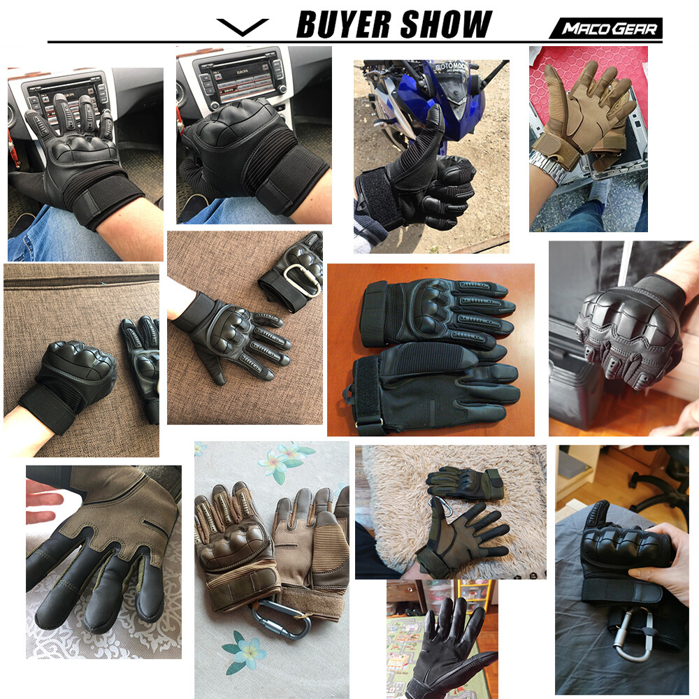 Touch Screen Motorcycle Full Finger Gloves Motorbike Riding Protective Gear Men