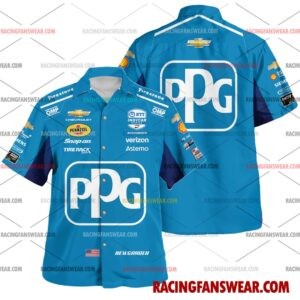 Josef Newgarden IndyCar Racing 2026 Uniform Apparel Hawaiian Polo Shirts