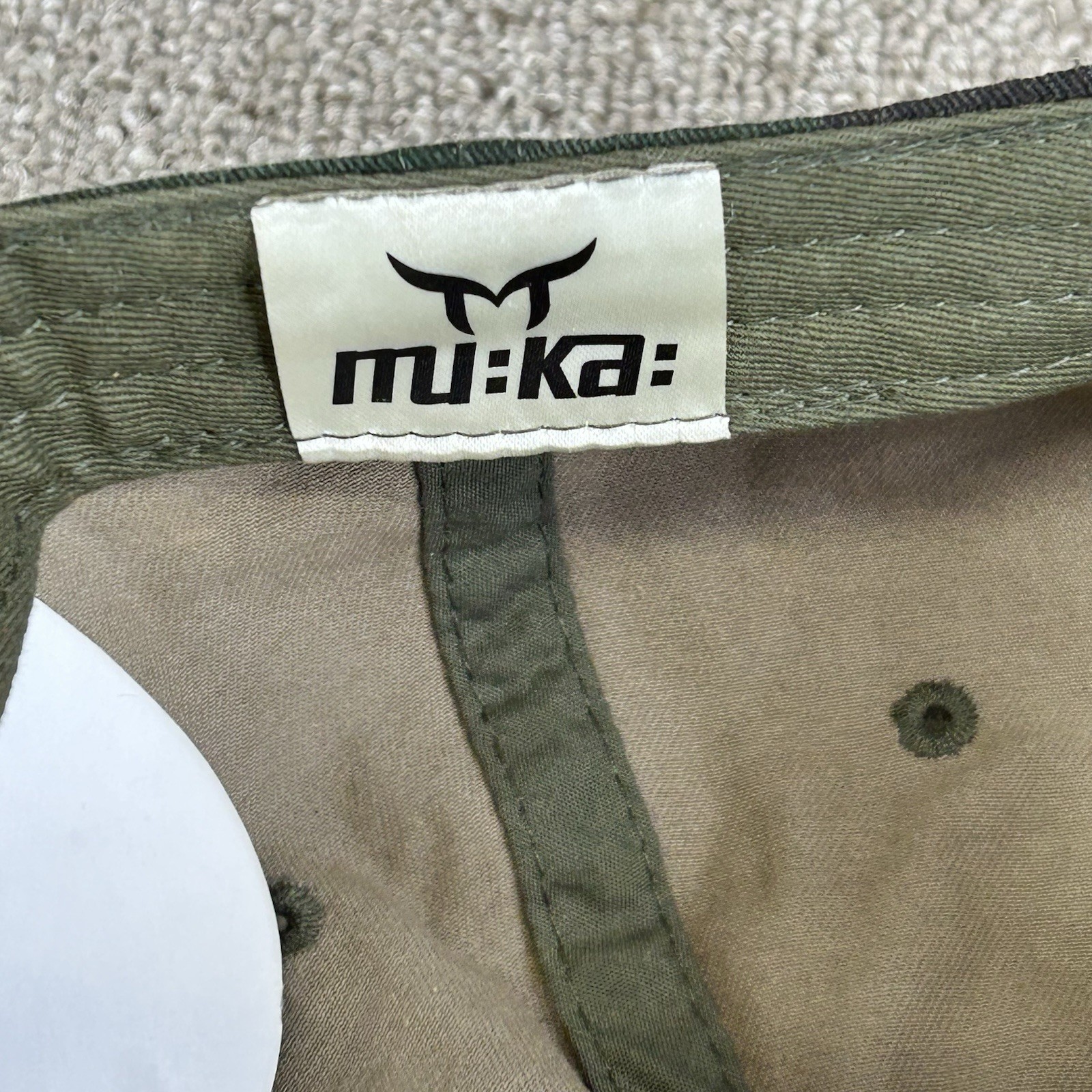 Muka “Savage” Dad Cap Hat Camo Distressed Adjustable New Without Tags