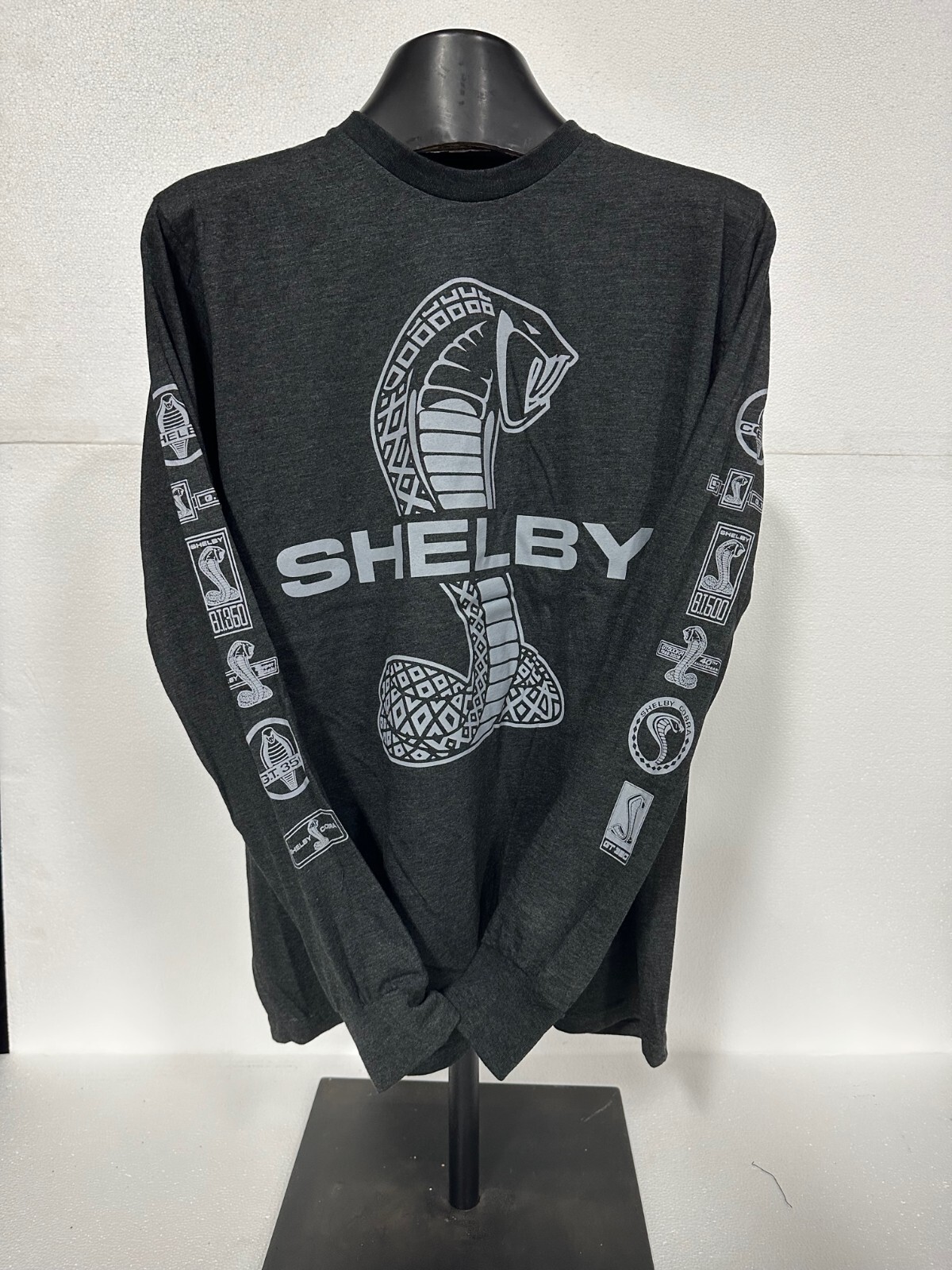 Carroll Shelby Collage Mens Long Sleeve T-Shirt