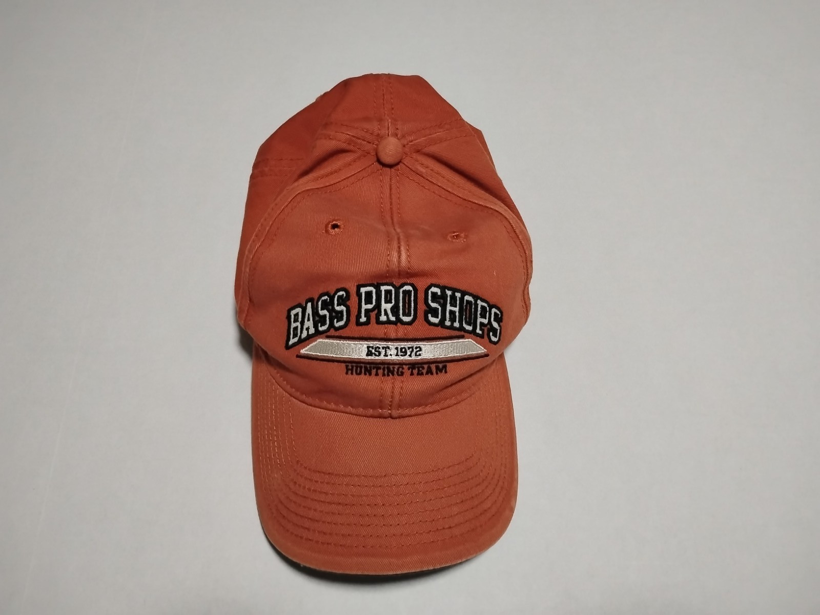 Bass Pro Shops Hunting Team Embroidered Strapback Trucker Hat USED