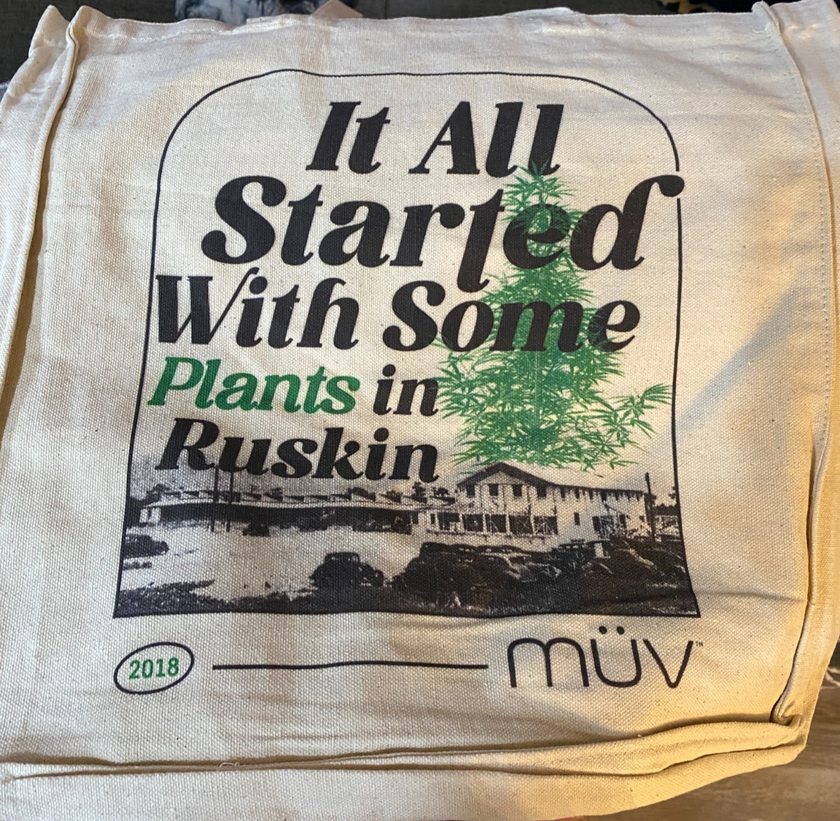 MUV Dispensary Hemp Canvas Re-usable Bag – NEW Ruskin FL