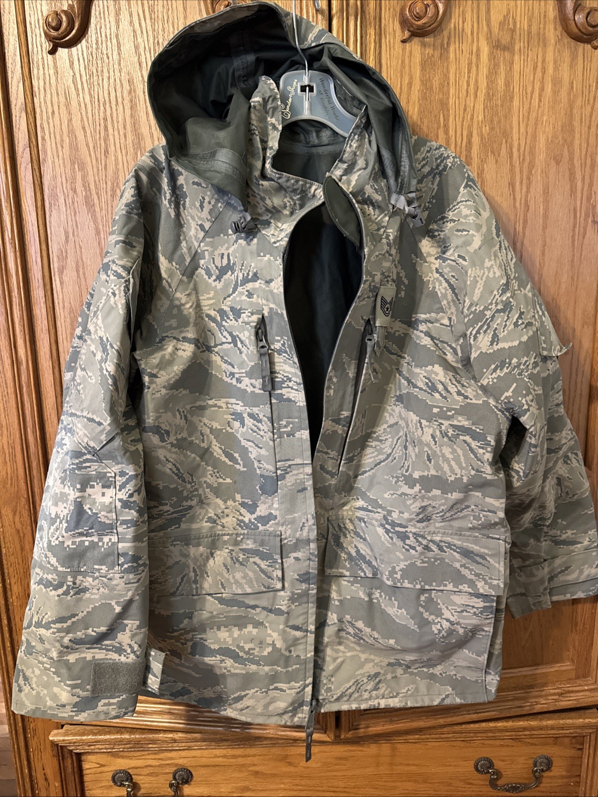 Military Jacket Medium Reg Parka All Purpose Environmental Camo Hooded